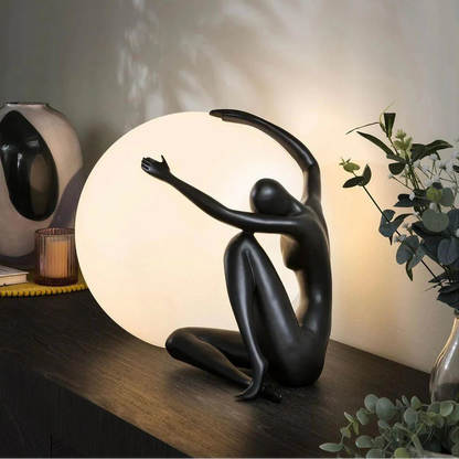 The Lunar Embrace Table Lamp