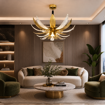 The Aurelia Lotus Chandelier