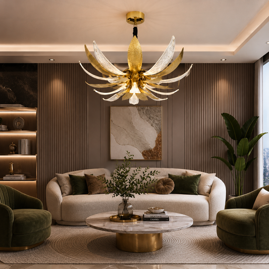 The Aurelia Lotus Chandelier