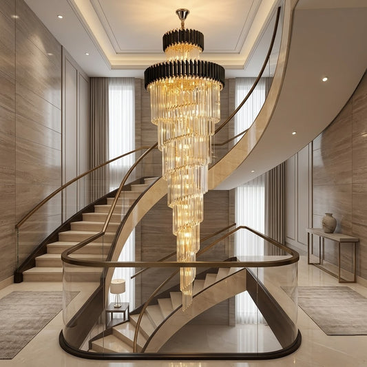 Black Grandeur Duplex Chandelier