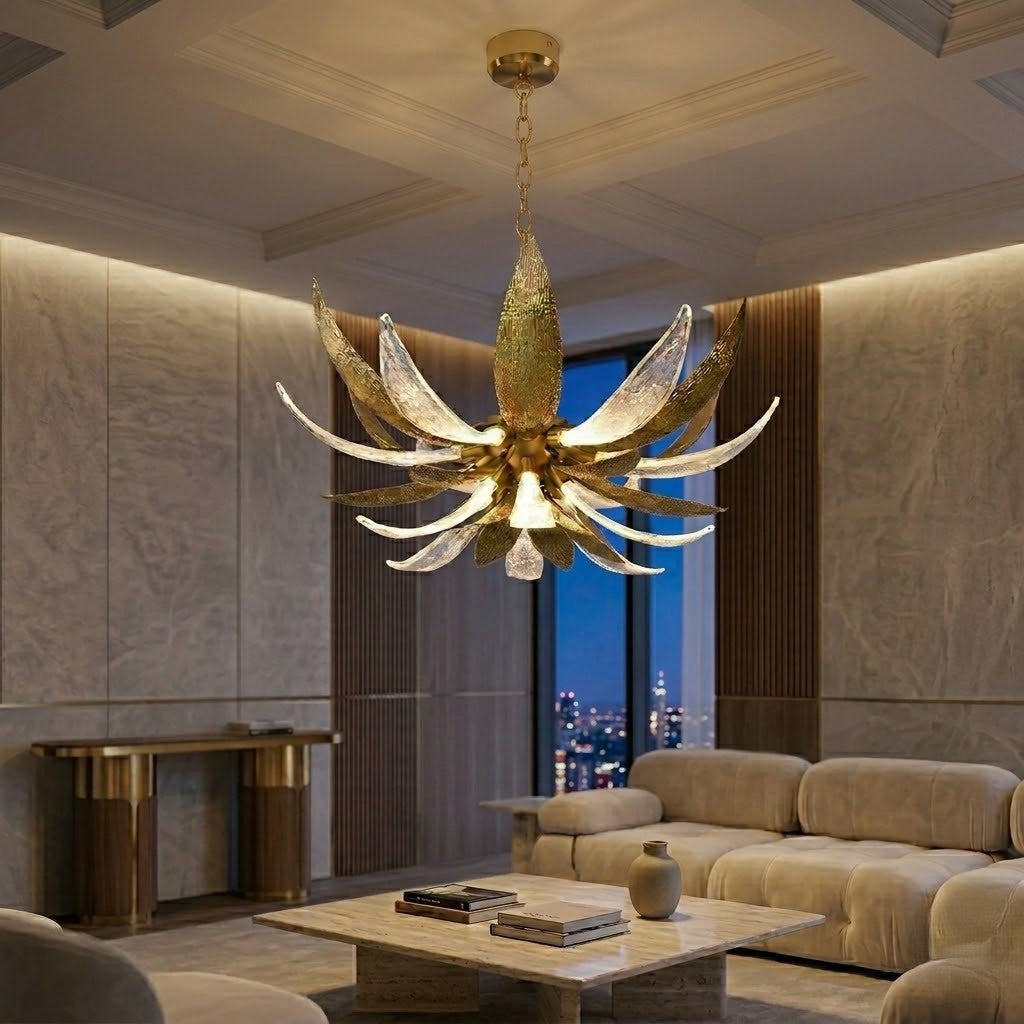 The Aurelia Lotus Chandelier