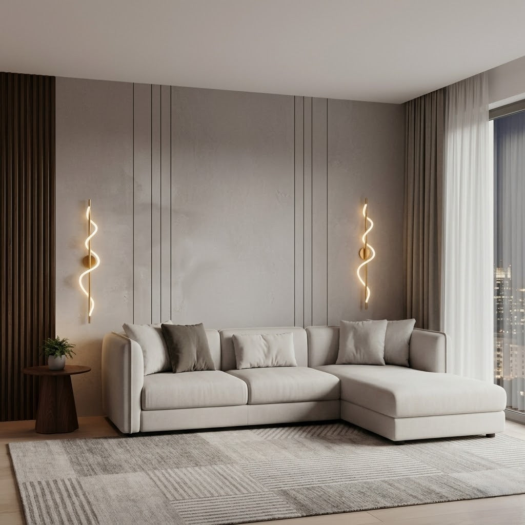 Curvy Glow Wall Light