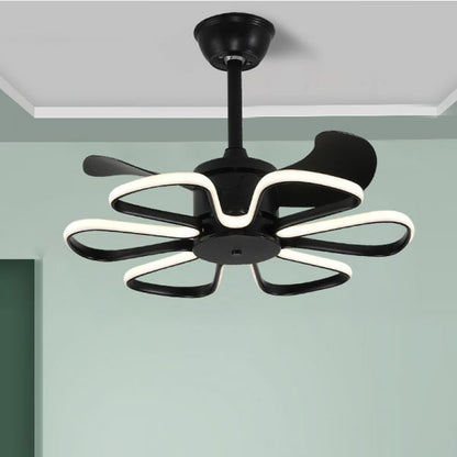 Aero Lotus Modern Chandelier Fan