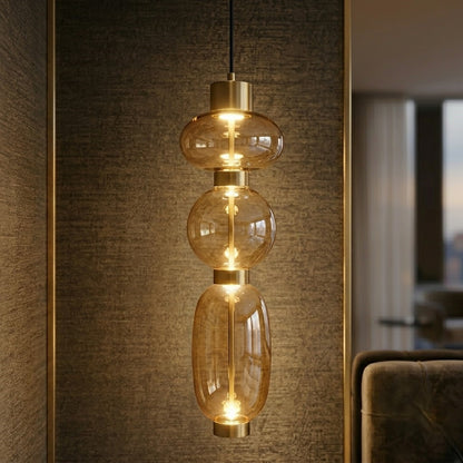 The Solari Glass Pendant Light