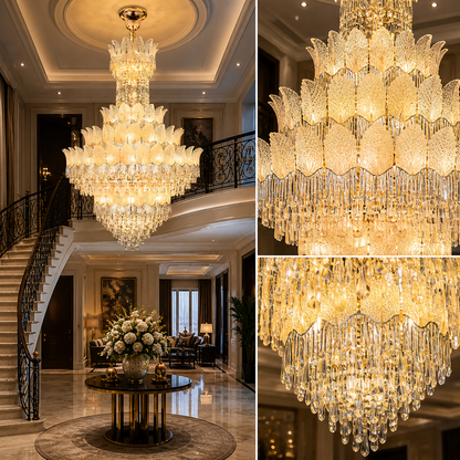 Royale Tiered Crystal Chandelier