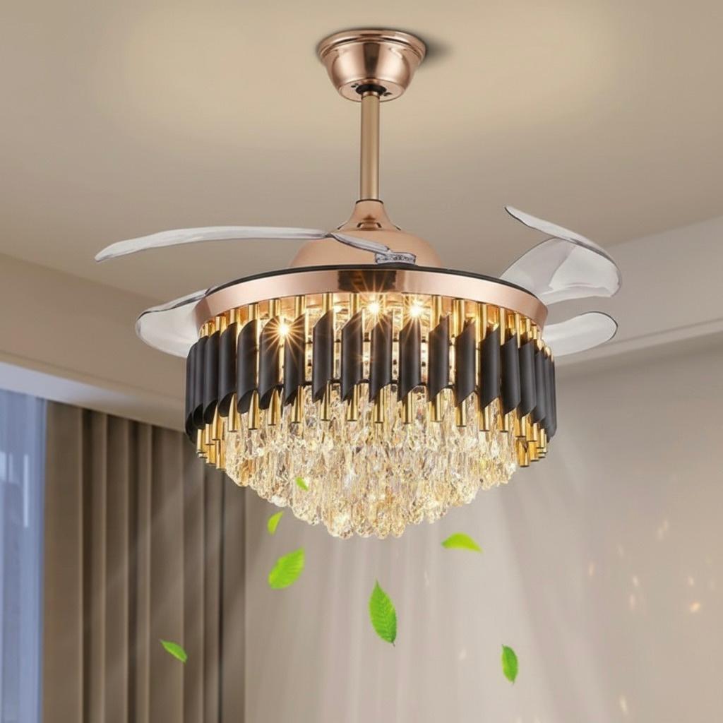 Black Crown Ceiling Fan