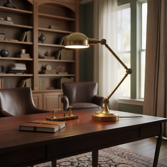 Gilded Groove Table Lamp