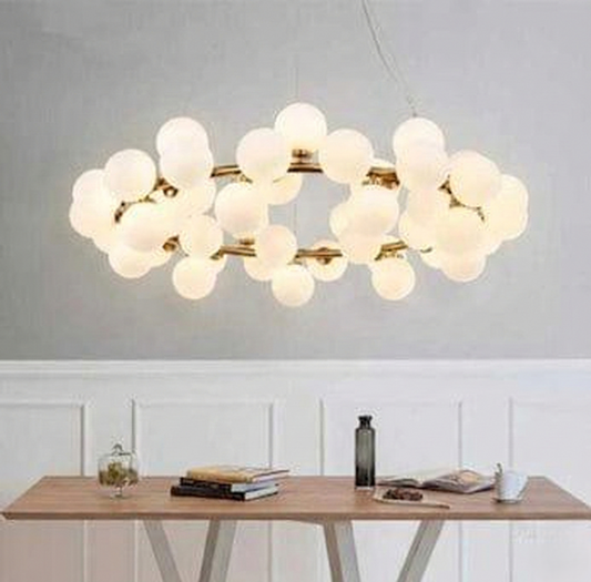 Milky Moon Chandelier