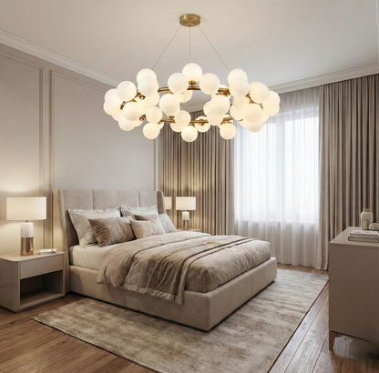 Milky Moon Chandelier