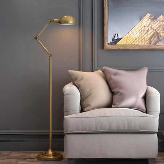 Gilded Groove Floor Lamp