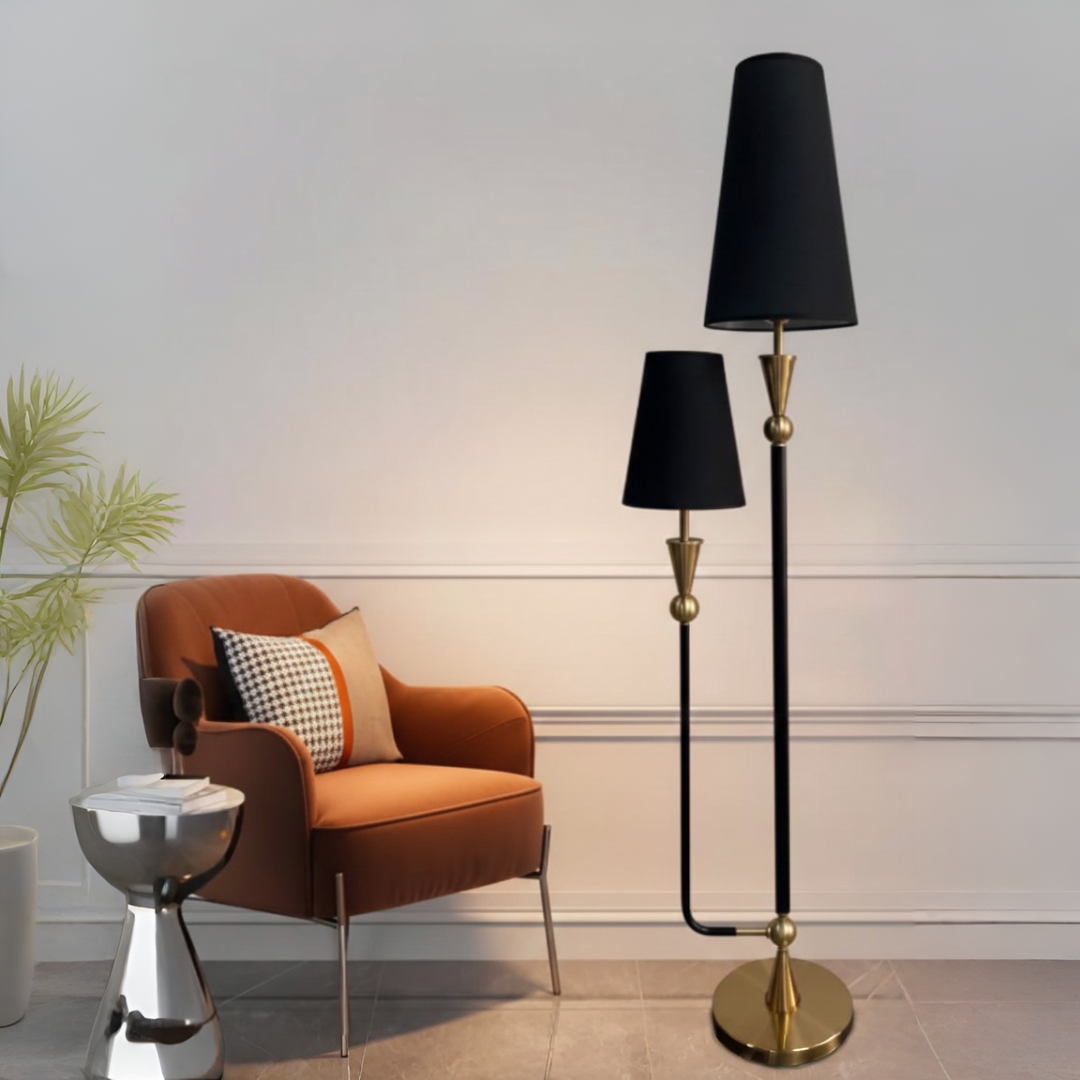 Black Radiance Floor Lamp
