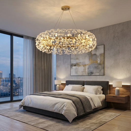 Golden Flora Chandelier