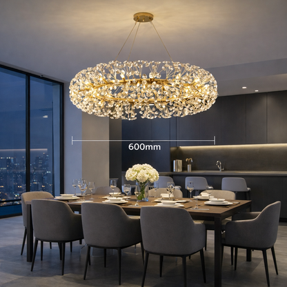 Golden Flora Chandelier