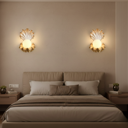 Mother-of-Pearl Wall Light