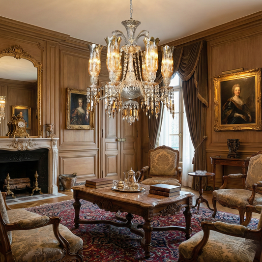 Imperial Aurora Crystal Chandelier