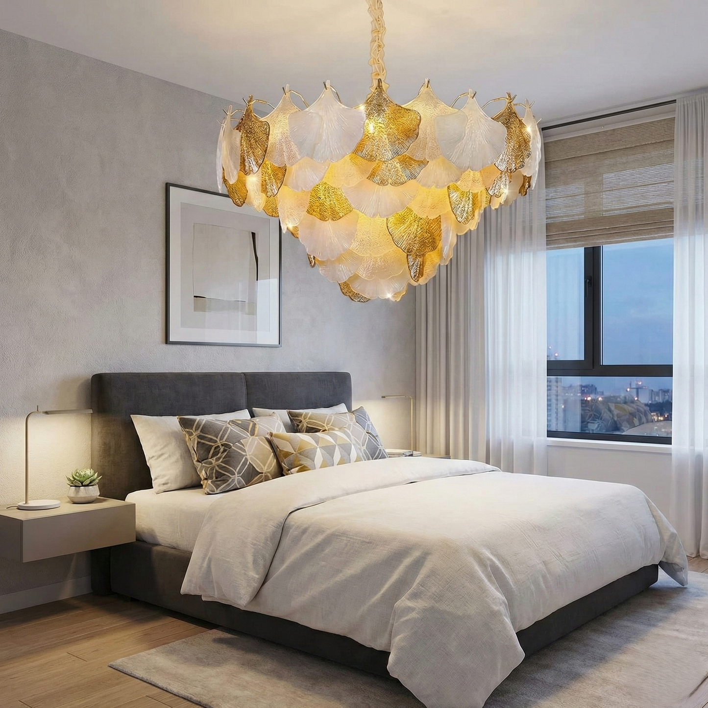 Whispering Leaves Chandelier