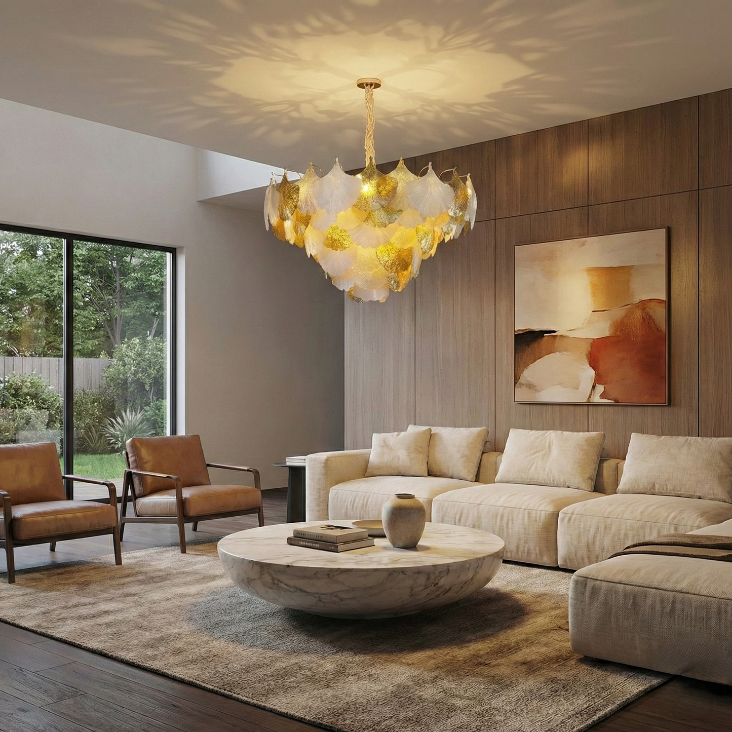 Whispering Leaves Chandelier