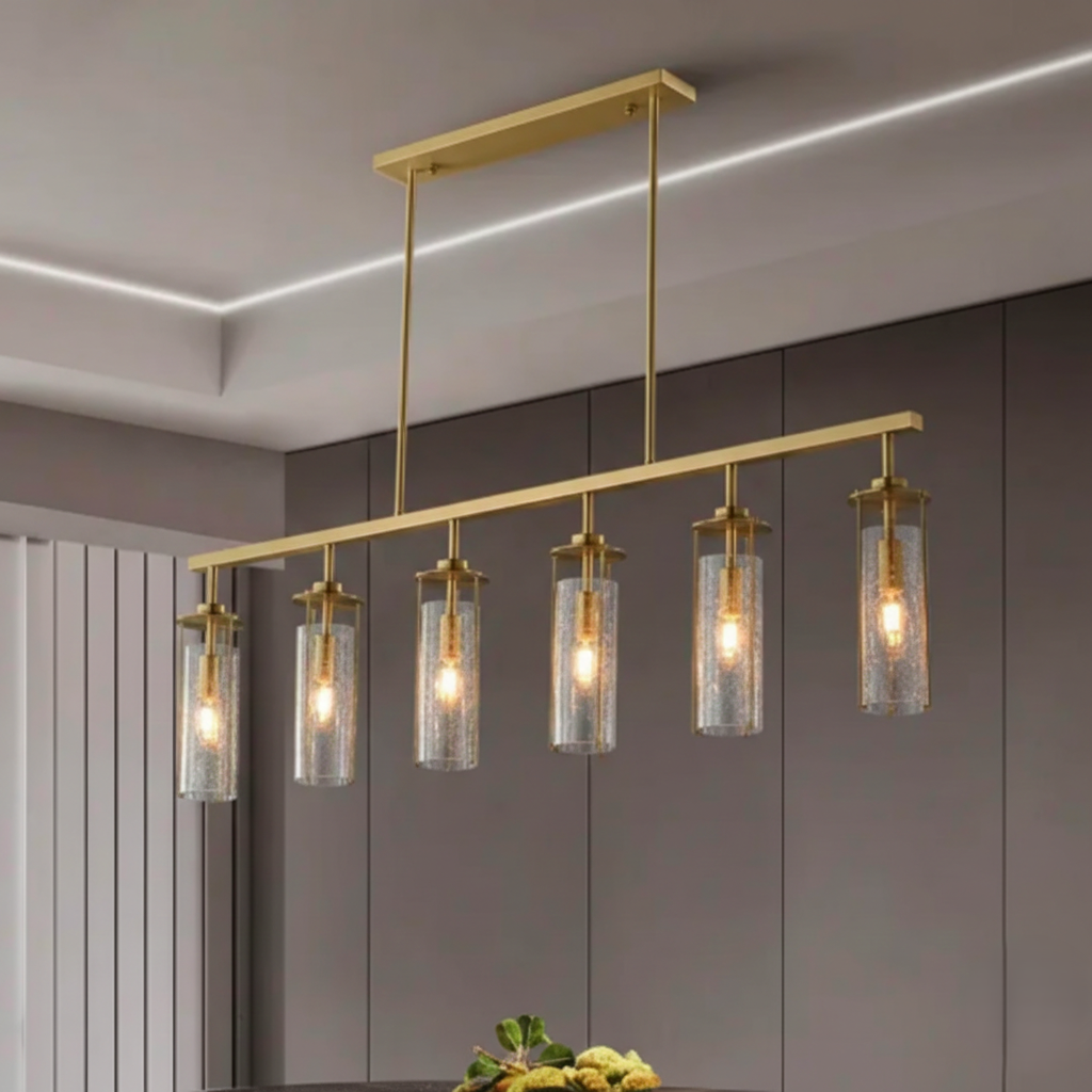 Glass Reflection Dining Chandelier