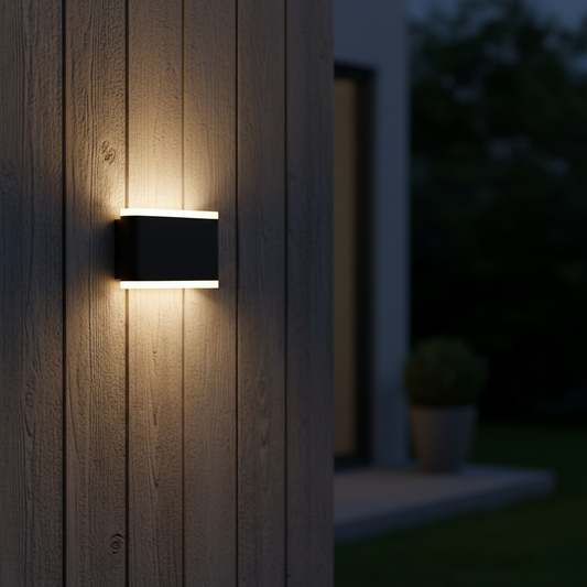 Stylish Rectangular Wall Facade Light
