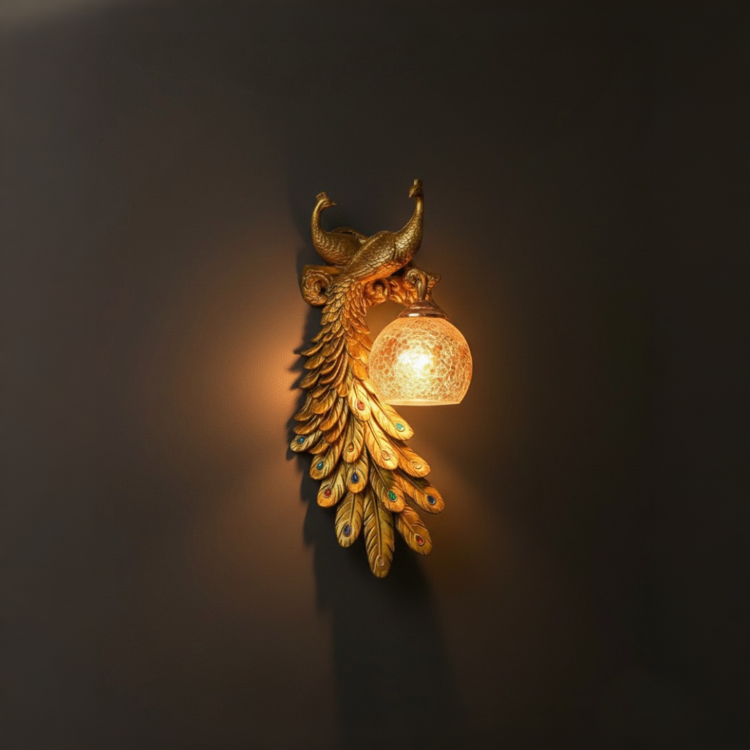 Peafowl Wall Light