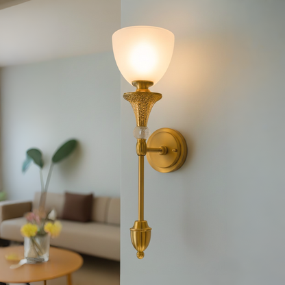 Retro Radiance Wall Light
