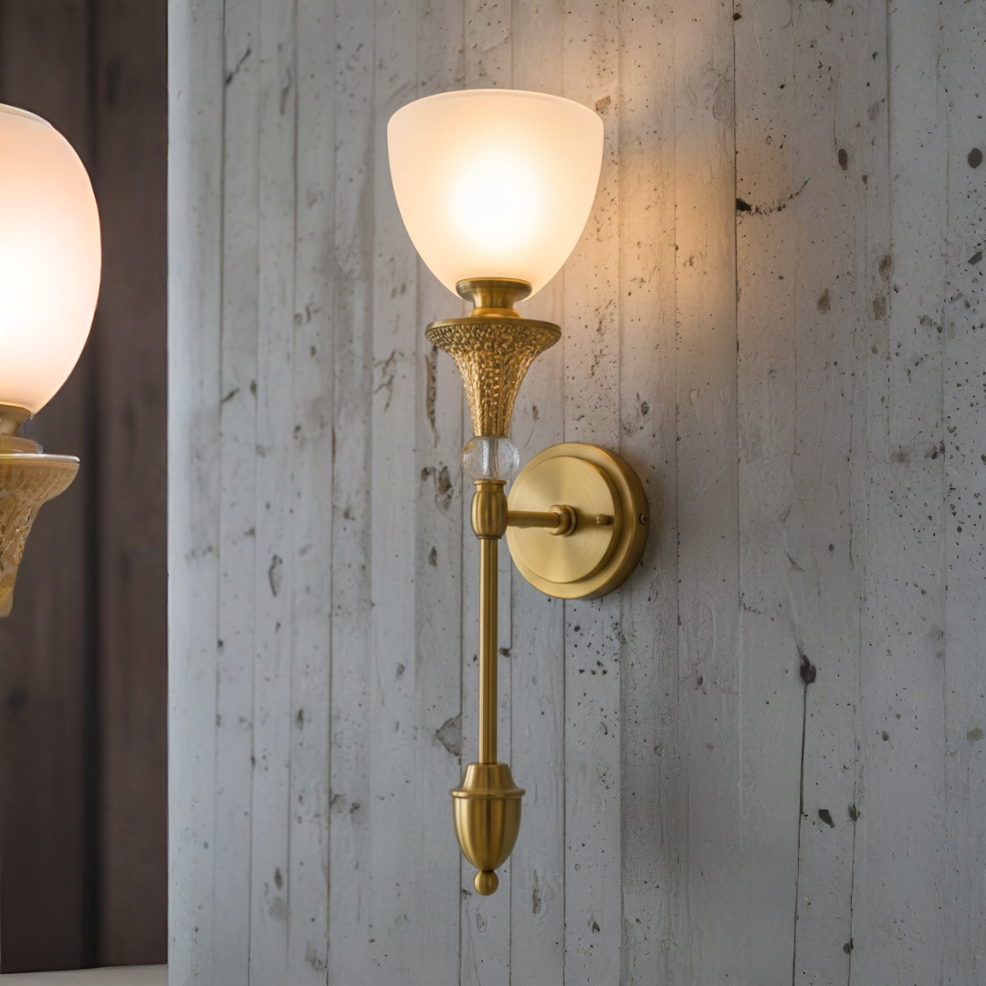 Retro Radiance Wall Light