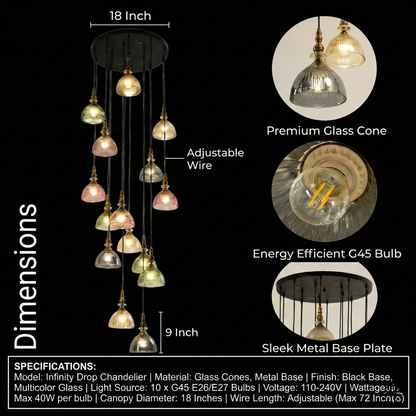 Infinity Drop Chandelier
