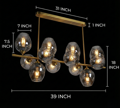 The Orbit Dining Chandelier