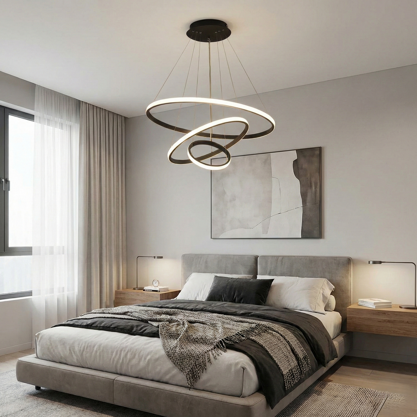 Nova Halo Trio Chandelier