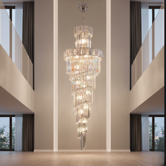 Glistening Light Artistry Duplex Chandelier