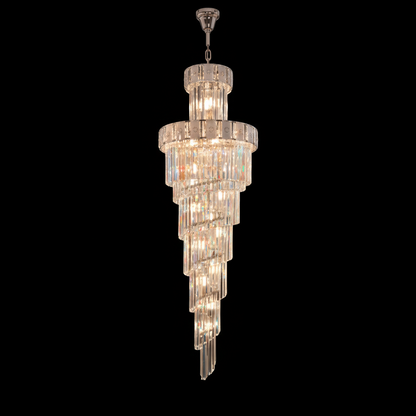 Glistening Light Artistry Duplex Chandelier