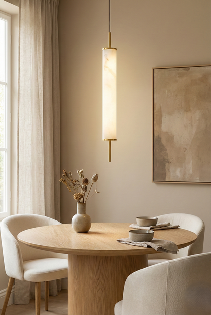 Linear Marble Glow Pendant