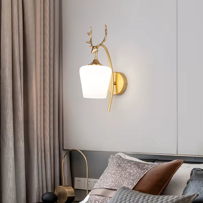Antler Lamp Wall Light