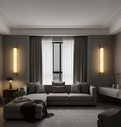 Linear Marble  Wall Light