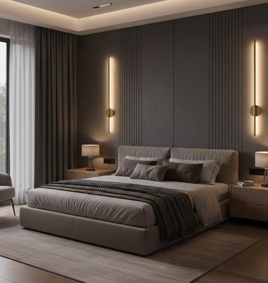 Long Stick Wall Light