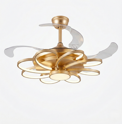Aurel Bloom Chandelier Fan