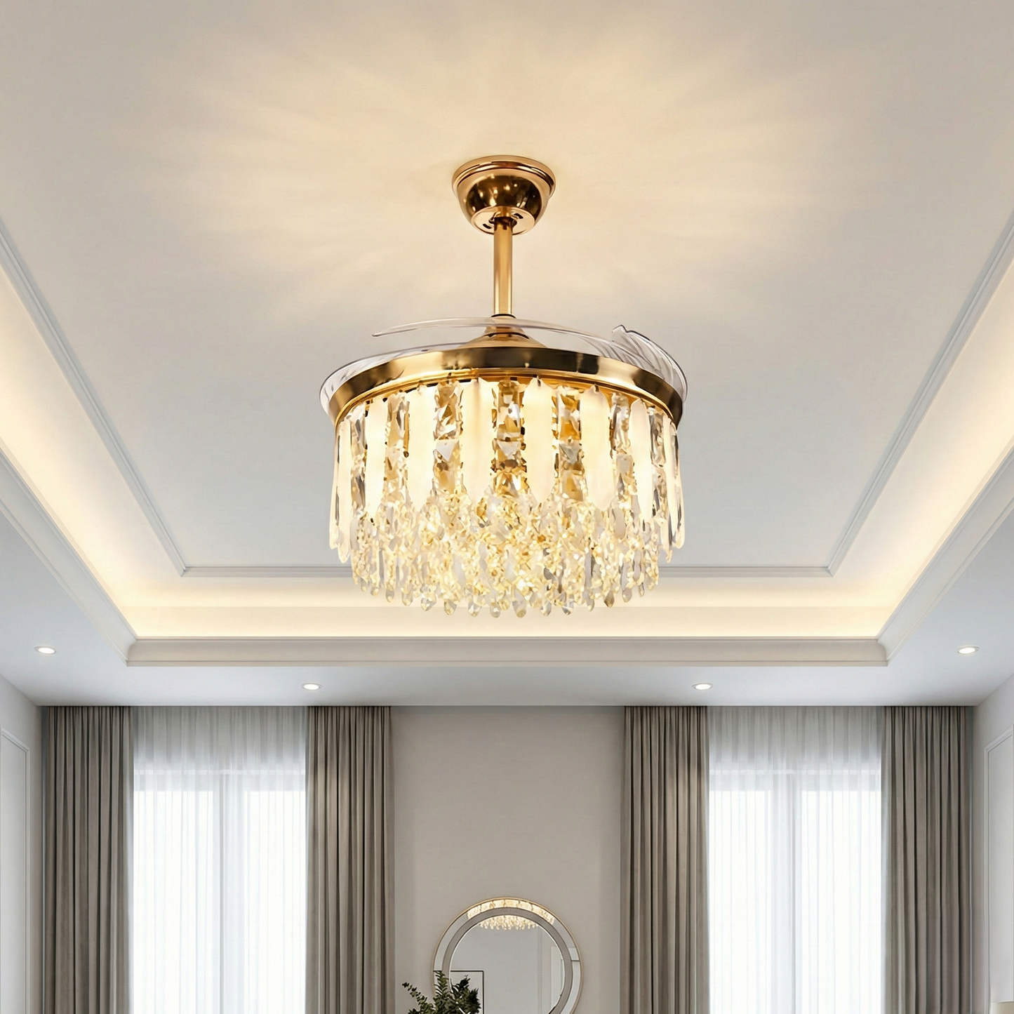Grandora Luxe Chandelier Fan