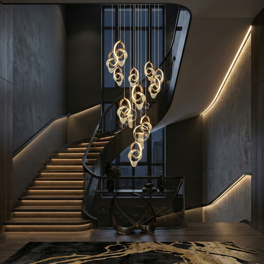 Aurelia Drop Duplex Chandelier