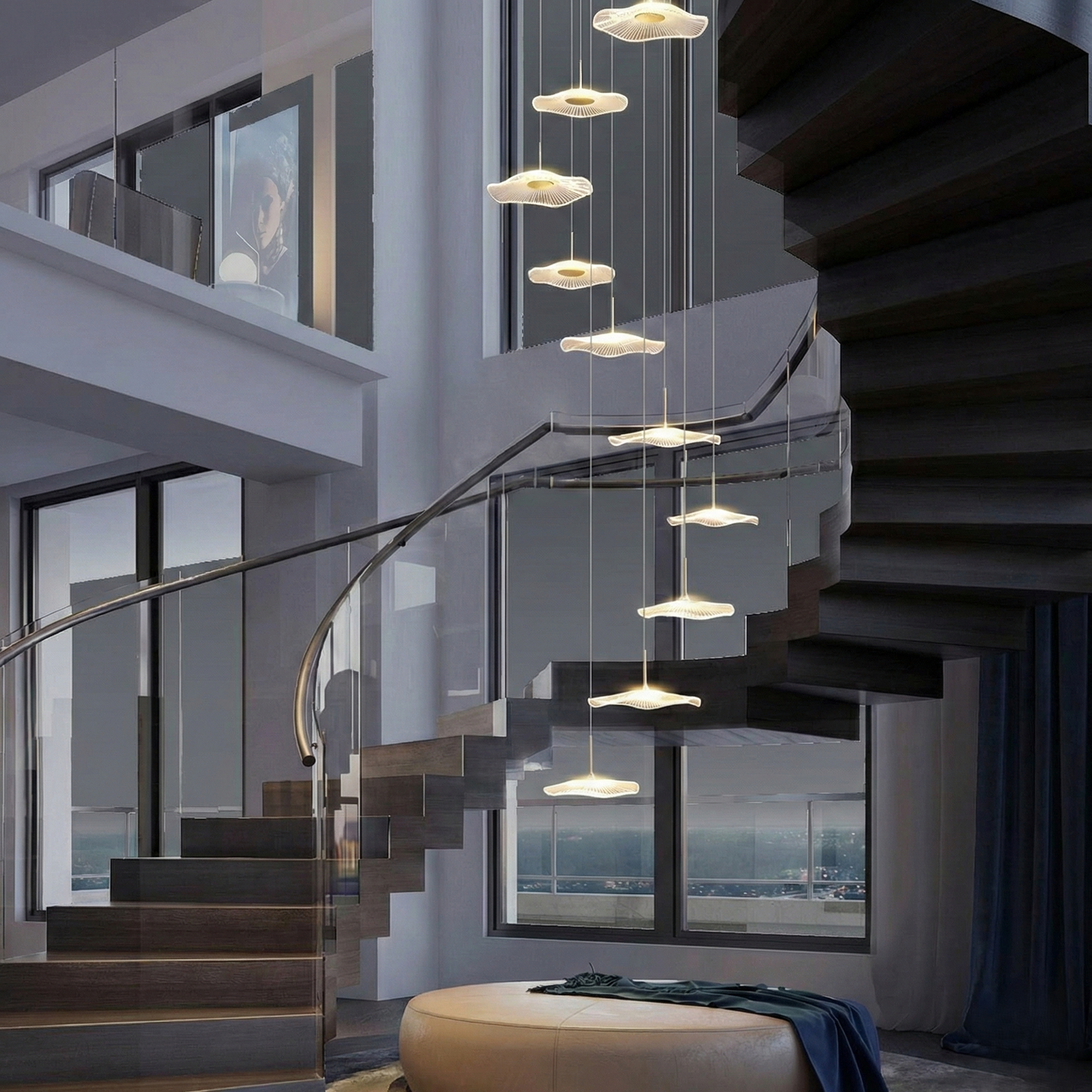 Sea Medusa Acrylic Chandelier