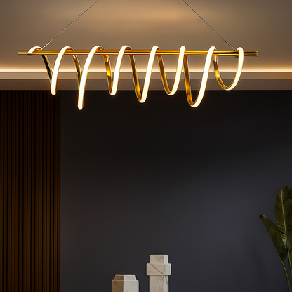 Spiral Glow Dining Chandelier