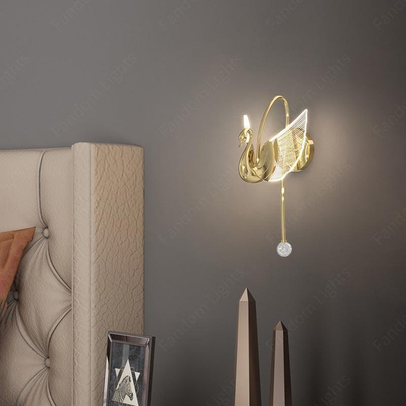 Swan Elegance Wall Light