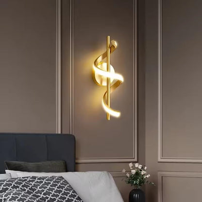 Spiral Glow Wall Light