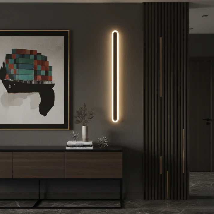 Minimalist Linear Stem Wall Light
