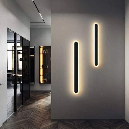 Minimalist Linear Stem Wall Light