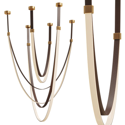 Luminous Belt Chandelier
