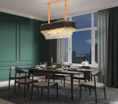 Eclipse Crystal Dining Chandelier