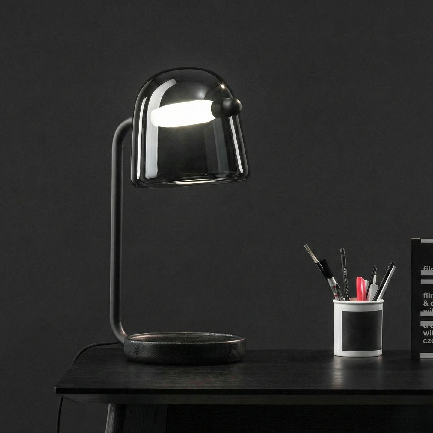 Smoke Dome Table Lamp