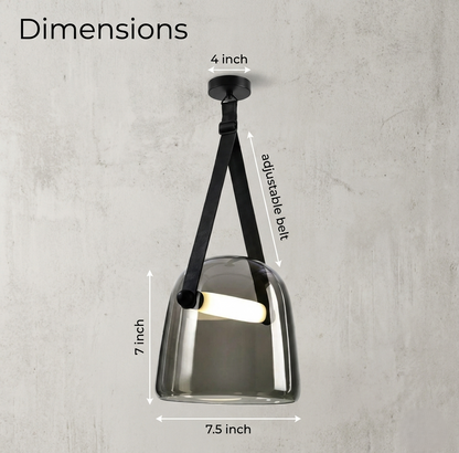 Smoke Dome pendant Light