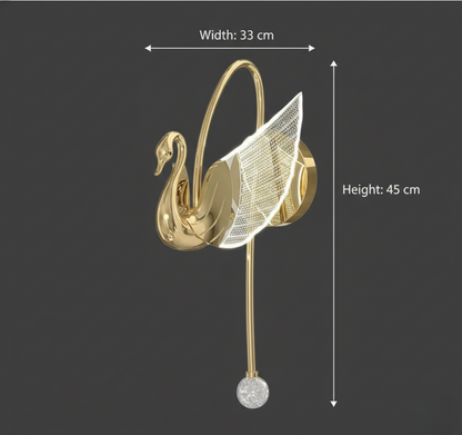 Swan Elegance Wall Light