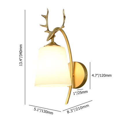 Antler Lamp Wall Light